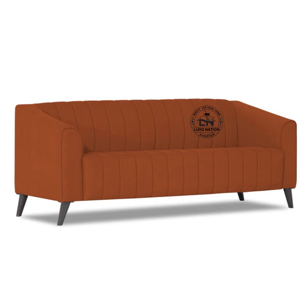 Luxo Nation Modern Luxury Sofa in Premium Velveto Suede & Stylish sofa